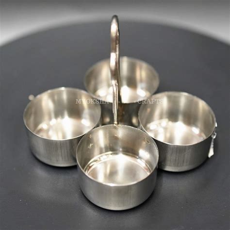 Stainless Steel Chowmukh Traditional Handcrafted Stainless 